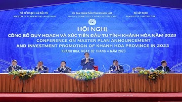 Trực tiếp Hội nghị công bố quy hoạch và xúc tiến đầu tư tỉnh Khánh Hoà 2023