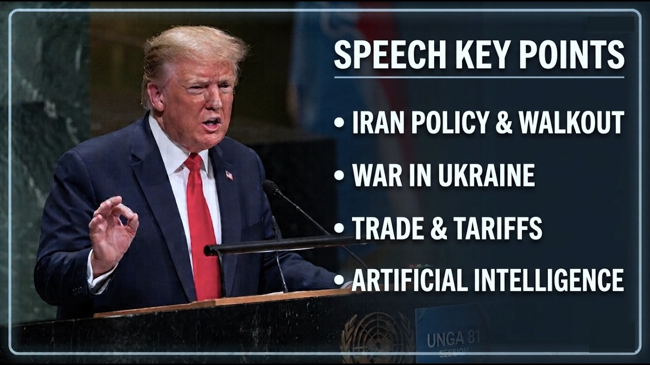 Donald Trump Speech at UN General Debate, 81st Session, New York   United States