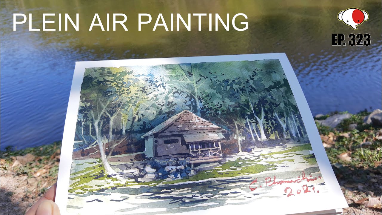 วาดรูปเล่นที่อุทยานแห่งชาติน้ำตกสามหลั่น สระบุรี/ เที่ยวไปวาดไปbyครูช้าง /ครูช้างสอนวาด ตอนที่ 323