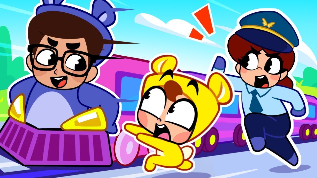 Daddy Train! 🚂 Stay With Me! 😭 Piccoletta Subway Adventure 🚝 Cartoons for Kids