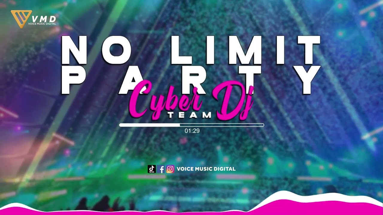 DJ No Limit Party - CYBER DJ TEAM (Audio Visualizer)