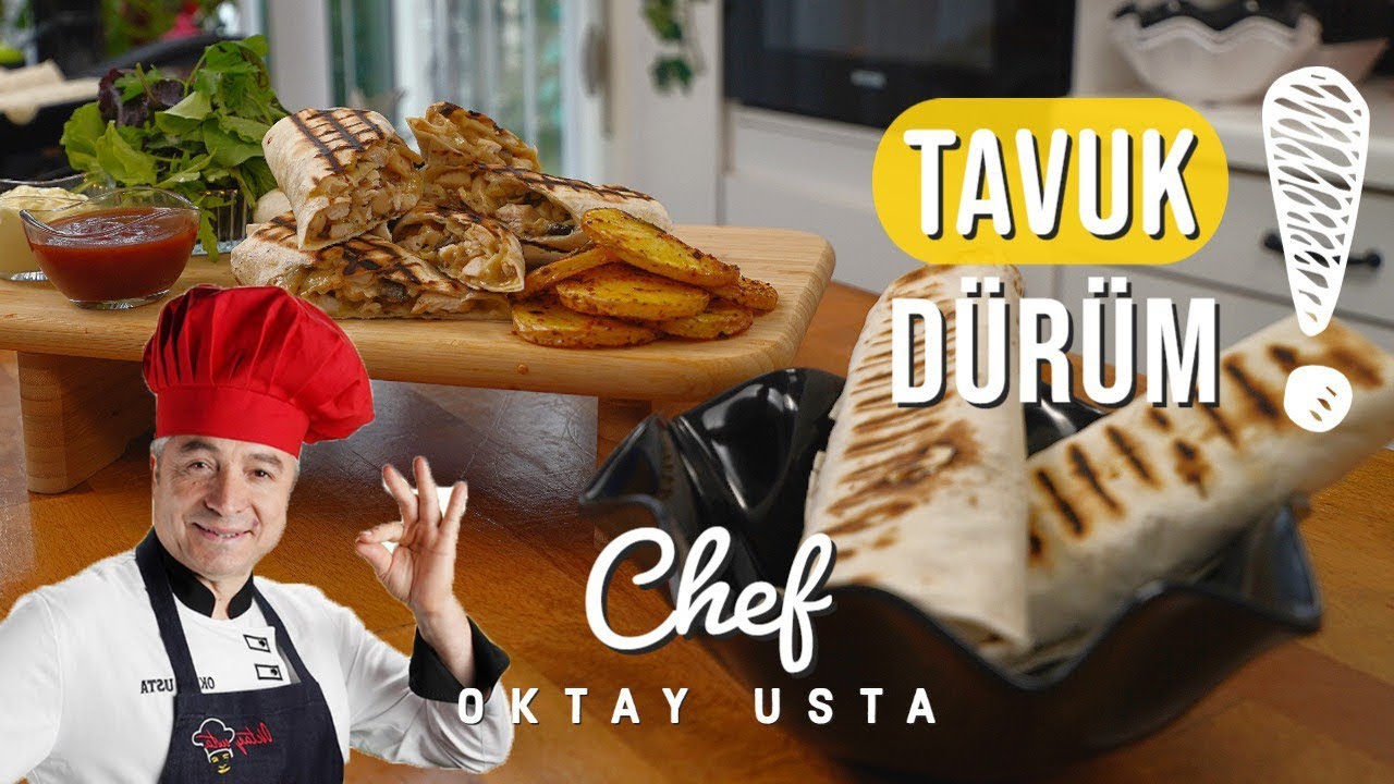 TAVUK DÜRÜM TARİFİ ⭕ YAPMASI PRATİK LEZZETİNE DOYUM OLMAYAN TAVUK DÜRÜMÜ HEMEN DENEYİNİZ 👨‍🍳