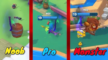 Noob vs Pro vs Monster Using Sharp Scythe || Zooba