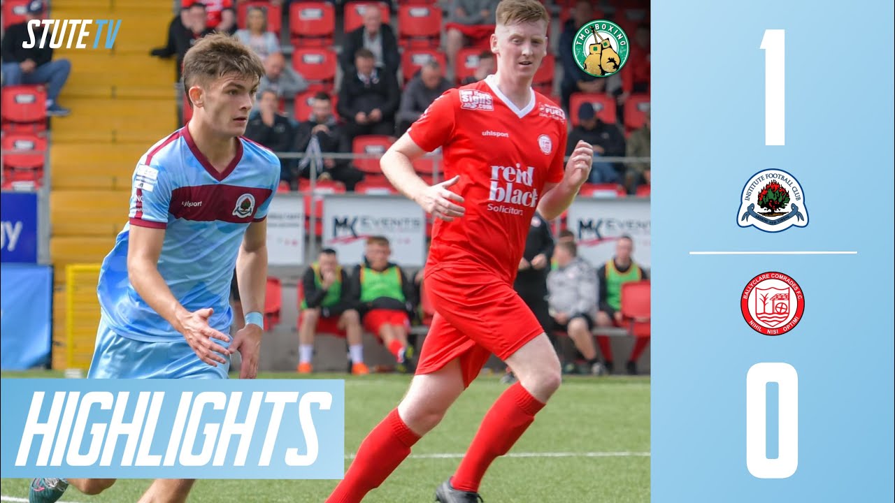 HIGHLIGHTS | Institute 1-0 Ballyclare | In association with TMG Boxing