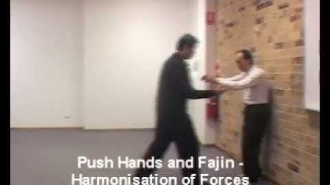 Push Hands and Fajin