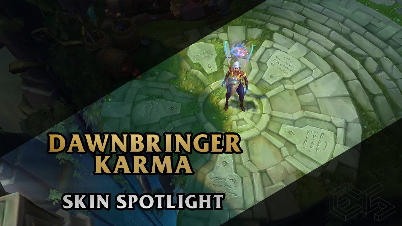 Dawnbringer Karma League of Legends Skin Spotlight - YouTube