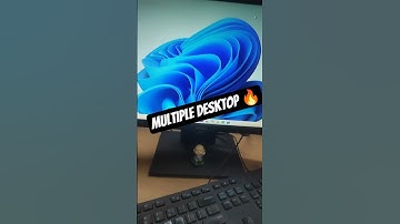 Multiple Desktop 🔥 Press win + Ctrl + D |  Day-0352 | Windows Tips #window #techreels #reel #short