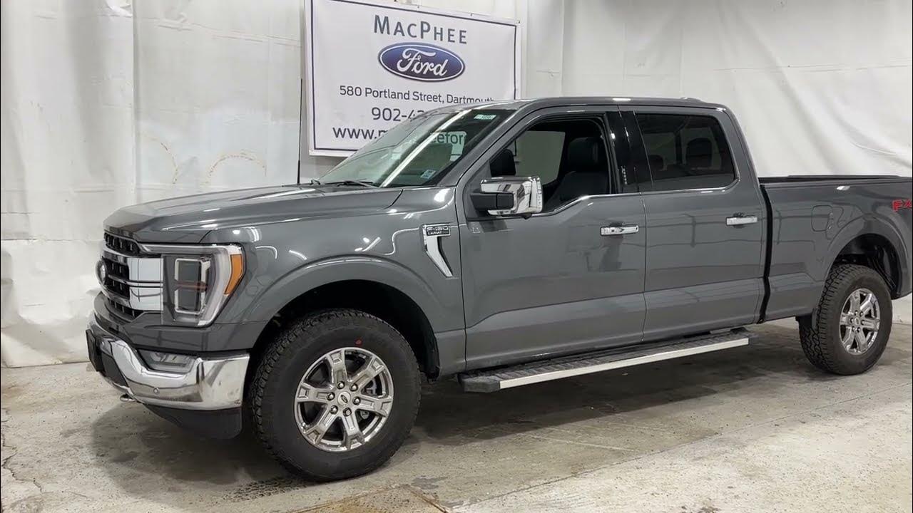CARBONIZED GREY METALLIC 2022 Ford F-150 LARIAT Review - MacPhee Ford