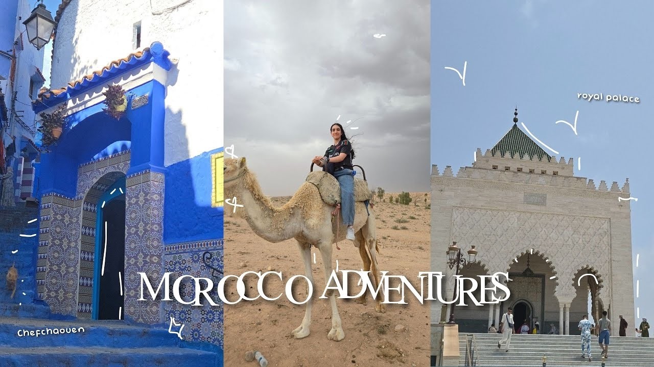 MOROCCO VLOG 🌴  | Mawazine Night, Tetouane Beaches, City Walks & Discovering Chefchaouen