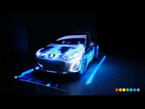 Car Projection - New Peugeot 308 by Radugadesign - YouTube