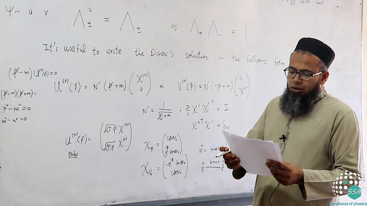 Quantum Field Theory - 1 I Dr. Mansoor-ur-Rehman I Lecture 15