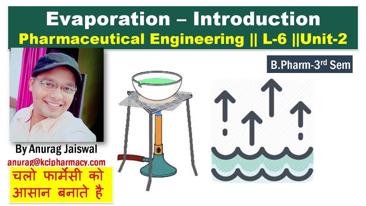 Evaporation L6 Unit2 Pharmaceutical Engineering + L1 Chapter