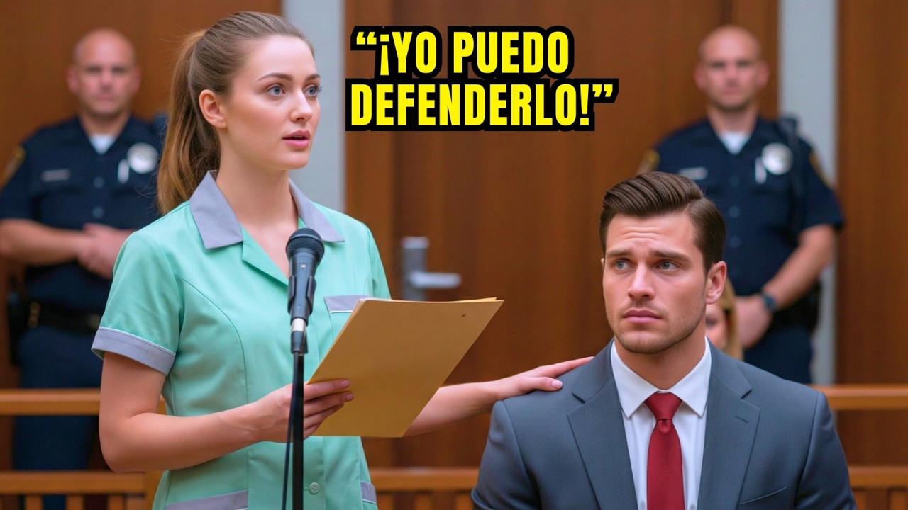 El abogado del Millonario huyó en pleno juicio… y la mujer de limpieza tomó su lugar