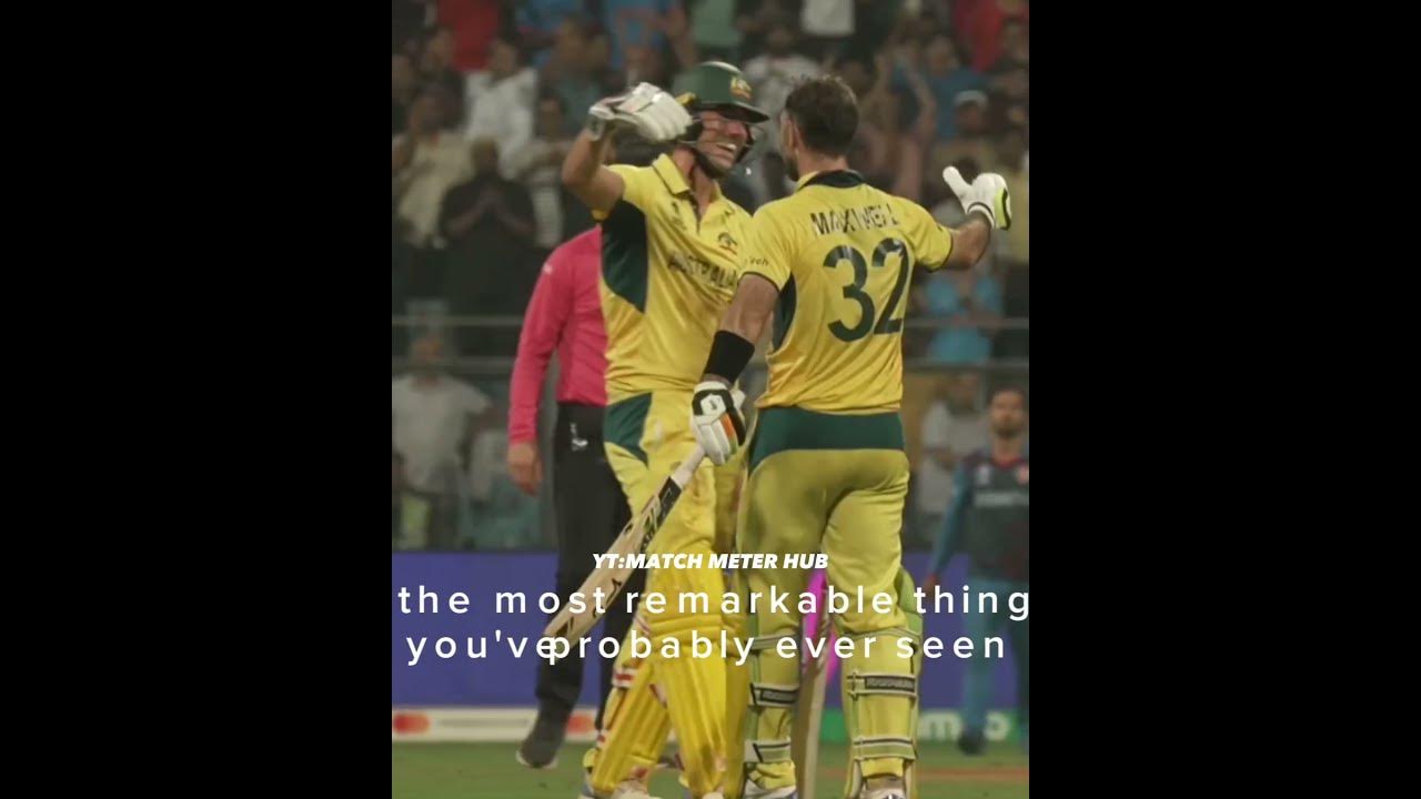 Maxwell Yesterday Match Maxwell Hits Aus vs Afgha Highlights 