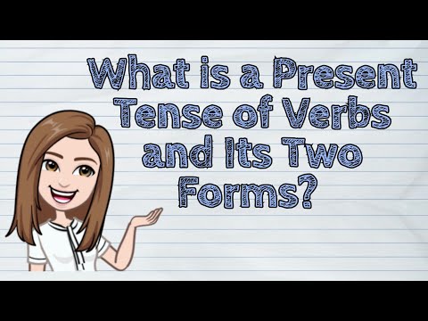 (ENGLISH) What is a Present Tense of Verbs and Its Two Forms? | #iQuestionPH