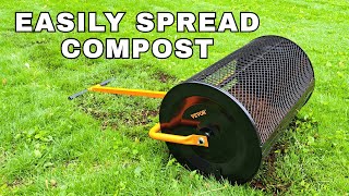 Easily Spread Compost and Peat Moss