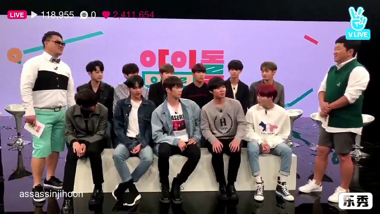 Nielwink - Jihoon as Daniel's laughter switch