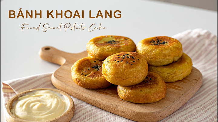 Cách làm bánh khoai lang healthy