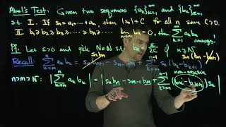 Abel's Test for Convergence of Series