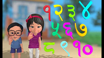 Ek Dui Tin Nepali Number Song//Ek Muso Chor Muso//Nepali Numbers 1,2,3//Nepali Number Rhymes