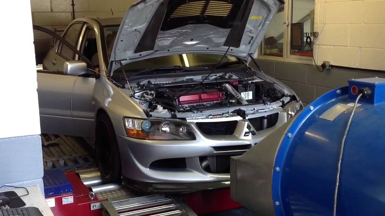 400 BHP Evo 8 MR on AP Tuning Dyno Rolling Road