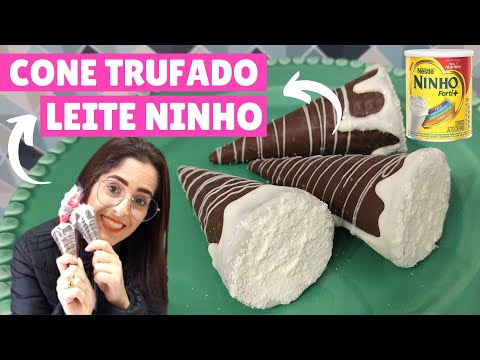 Cone Trufado Leite