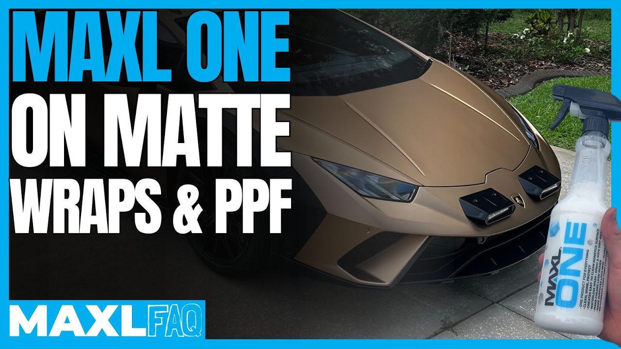 Можно ли использовать Maxl One на матовых поверхностях, пленках и PPF? | Часто задаваемые вопросы...