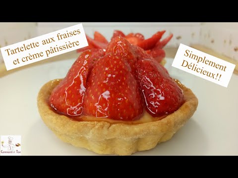 Vidéo: Tartelettes Aux Fraises Et Crème Vanille