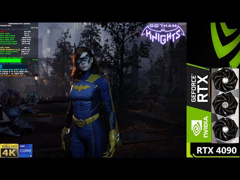 Gotham Knights Highest Setting, Ray Tracing 4K | RTX 4090 | i9 13900K 5.8GHz