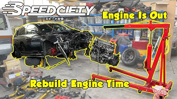 Pulling The Engine Out Of My MazdaSpeed 3 And Sending It Off To Be Rebuilt!!