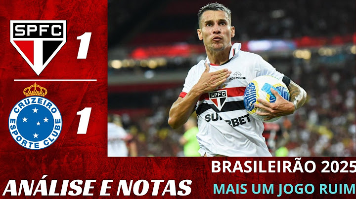💥 CLIMA TENSO NO MORUMBI! SÃO PAULO 1x1 CRUZEIRO – ANÁLISE DETALHADA + NOTAS!