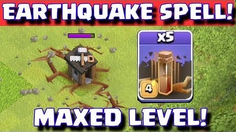 Clash Of Clans NEW EARTHQUAKE DARK SPELL | CoC Update Summer 2015 - Eps 003
