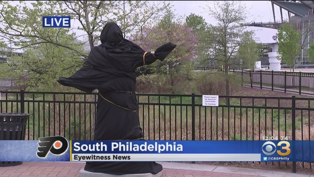 Kate Smith Statue Outside Wells Fargo Center Covered After Alleged