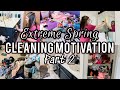 EXTREME SPRING CLEANING MOTIVATION PART 2 | CLEAN WITH ME | ORGANIZE & DECLUTTER WITH ME | MEGA MOM