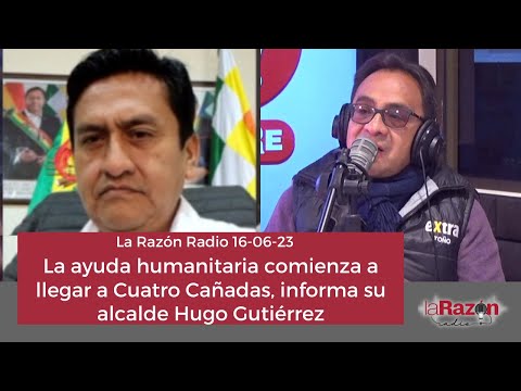 La ayuda humanitaria comienza a llegar a Cuatro Cañadas, informa su alcalde Hugo Gutiérrez