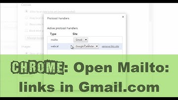 Chrome: Open Mailto Links in Gmail.com