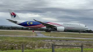 Adelaide Airport 2 May 2026 Malaysia Airlines A330 941 9M MNM