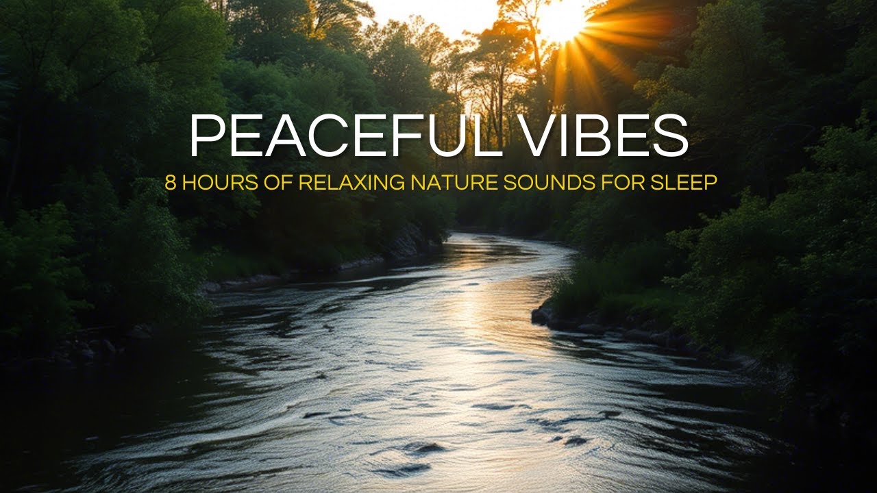 Soothing Forest River Flow | 8 Hours of Relaxing Nature Sounds for ...