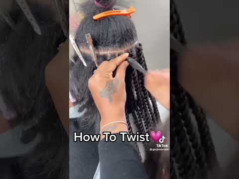 Senegalese Twist tutorial how to make Senegalese Twist #hair #viral