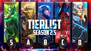 PRO PLAYER'S TIER LIST FOR MARVEL RIVALS SEASON 2.5