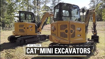 Overview of the Cat® Next Generation 304 and 305 CR Mini Excavators