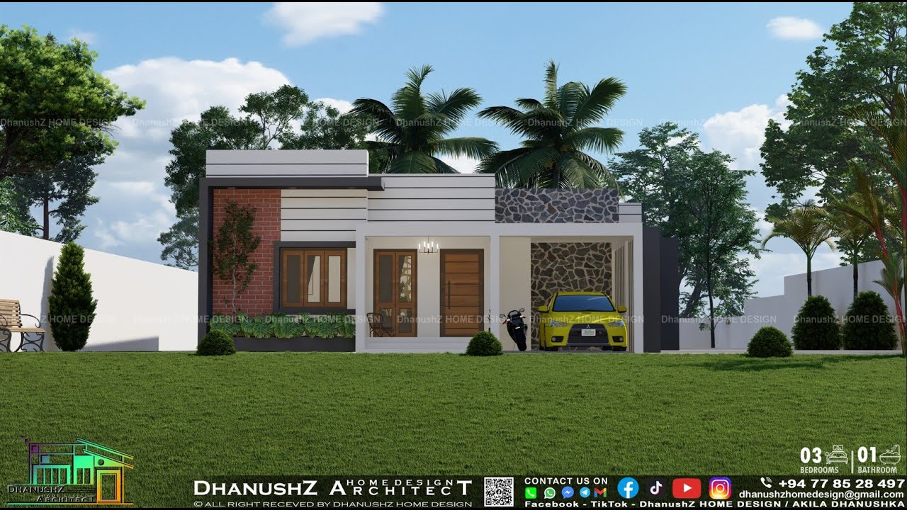Box Type ,One Story House Design