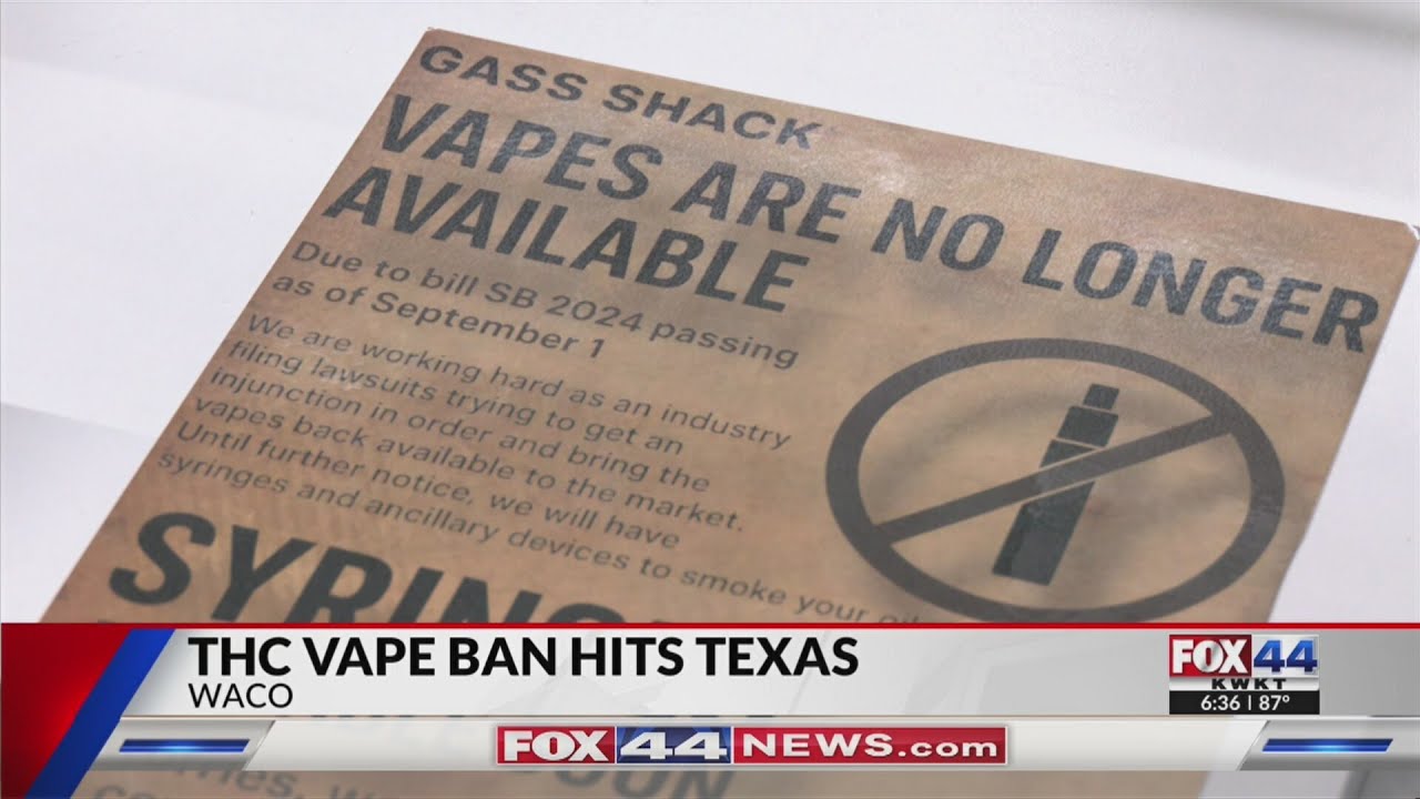 THC Vape Ban Hits Texas