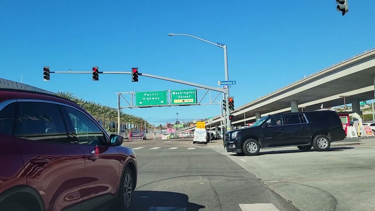 San Diego California, Driving Tour, Downtown Area