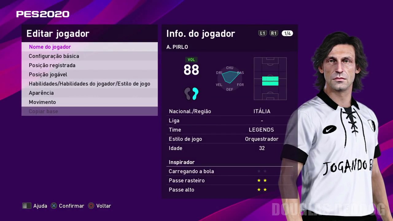 Pirlo pes 2021