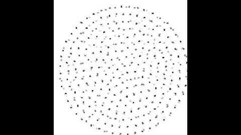 Simulation of Coulomb crystal of 2685 Ca+