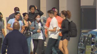 Parents, children reunite after a day of lockdown at Timberview High School