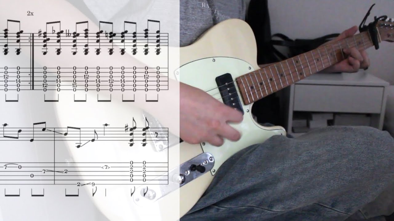 【TAB】the cabs - Leland guitar cover