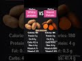 Nutrition comparison | sweet potato vs white potato | which is healthier? #nutritiontips #health