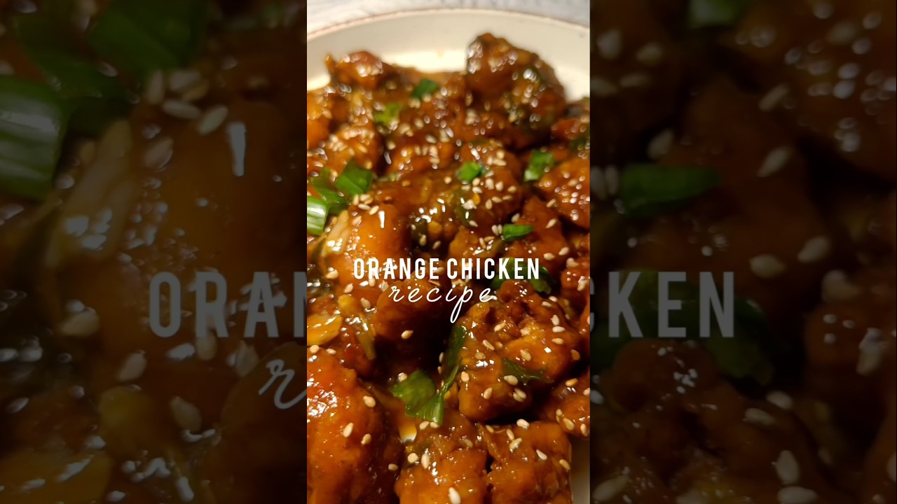 Orange Chicken Recipe . #orangechicken #chicken #chickenrecipe #orangerecipes #cooking #food #foodie